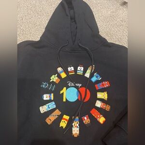 DISNEY 100 Years cropped hoodie size Small EUC
